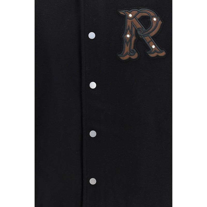 Represent Black Wool Oves Aries Bomber Jacket