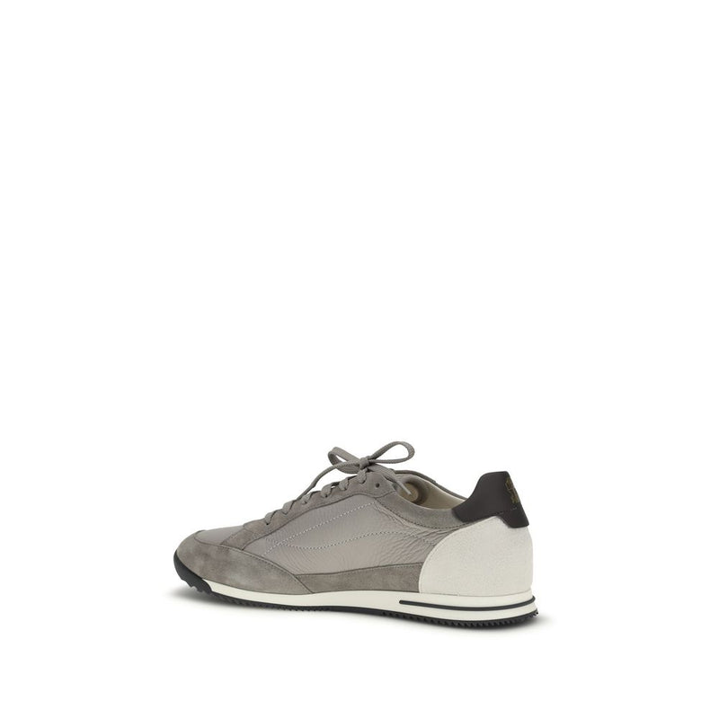 Brunello Cucinelli Gray Deer Sneakers