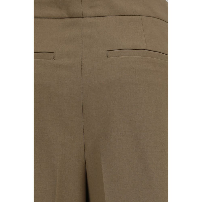 Lardini Brown Wool Oves Aries Casual Pants