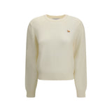 Maison Kitsuné Beige Wool Oves Aries Sweatshirt