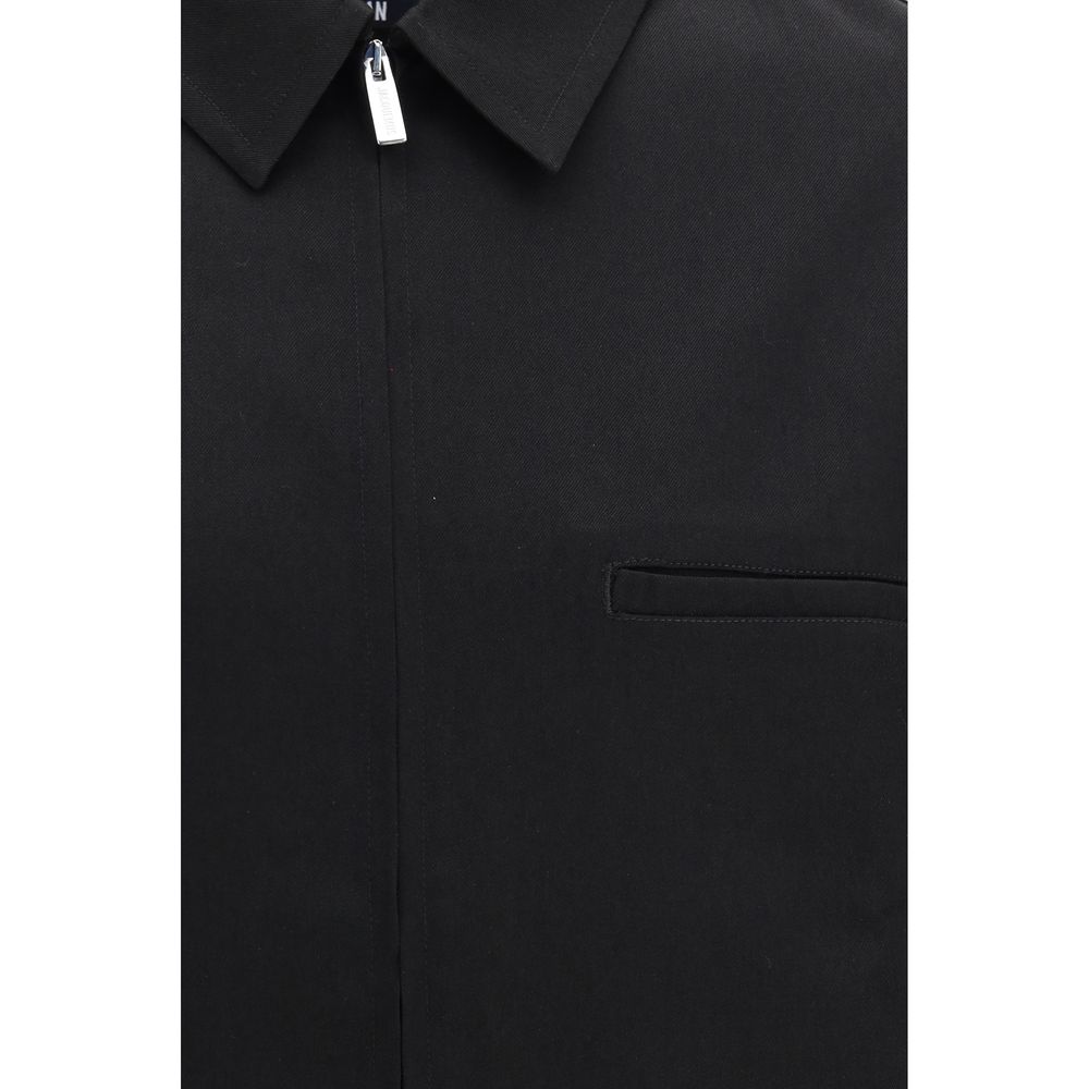 Jacquemus Black Wool Oves Aries Shirt