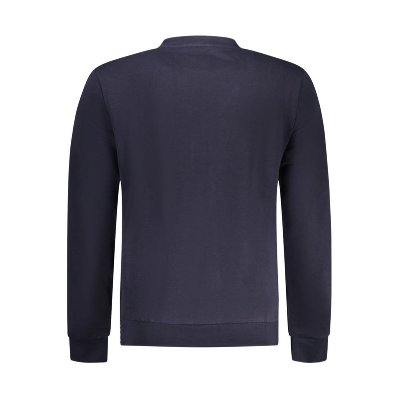 Napapijri Blue Cotton Men Sweater - Stylish Comfort