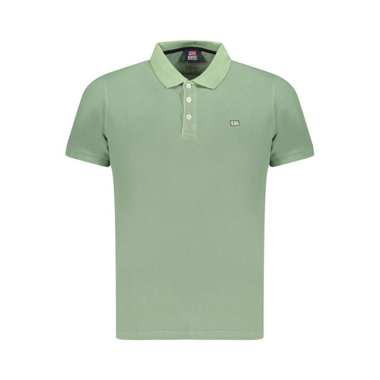 Polo en Coton Vert pour Hommes de Norway 1963