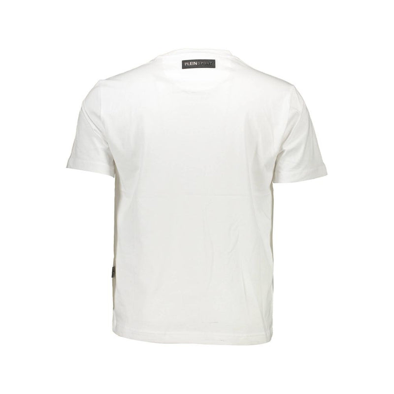 Plein Sport White Cotton Men T-Shirt - Stylish & Comfortable