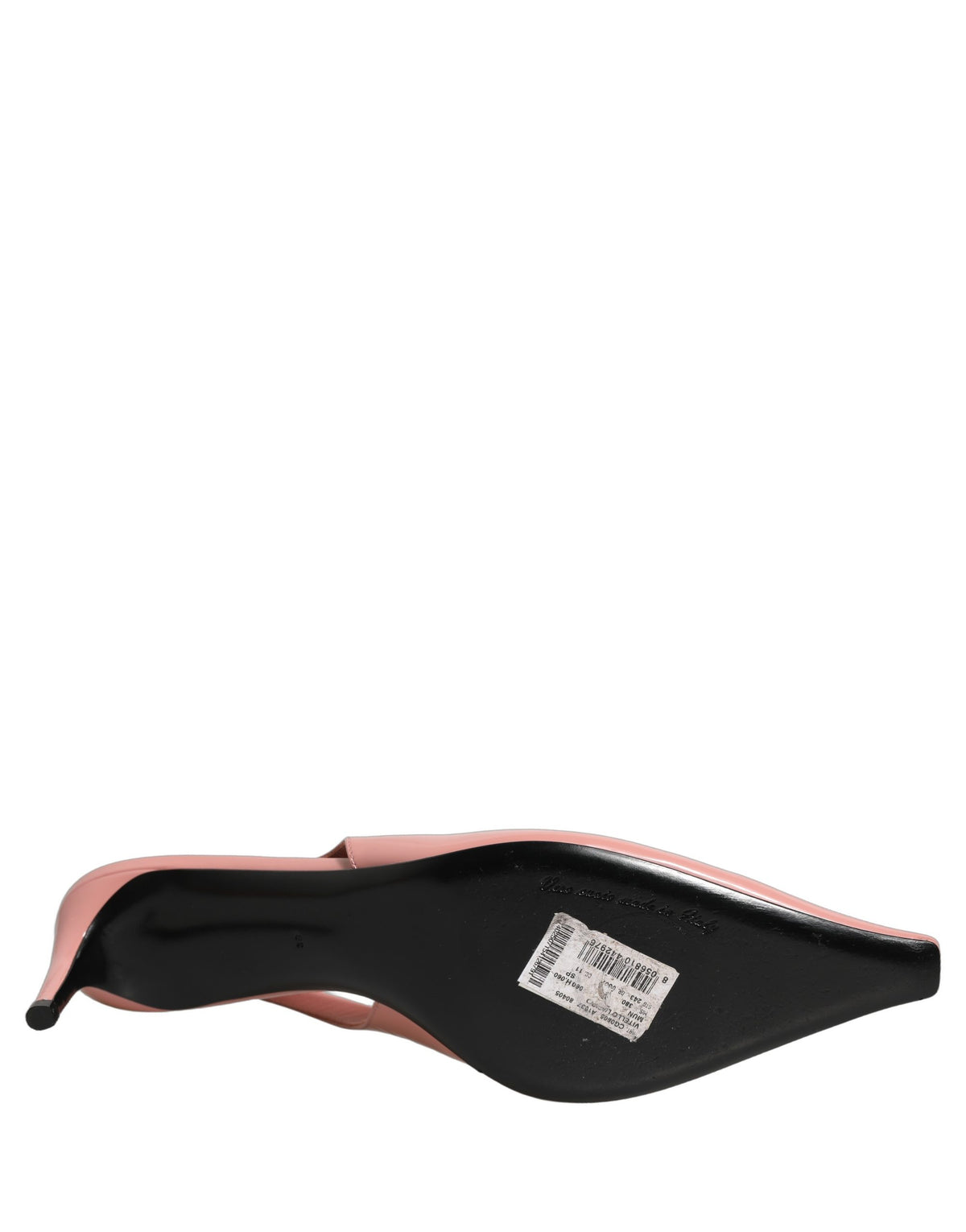 Dolce & Gabbana Pink Leather Slingback Heels for Women