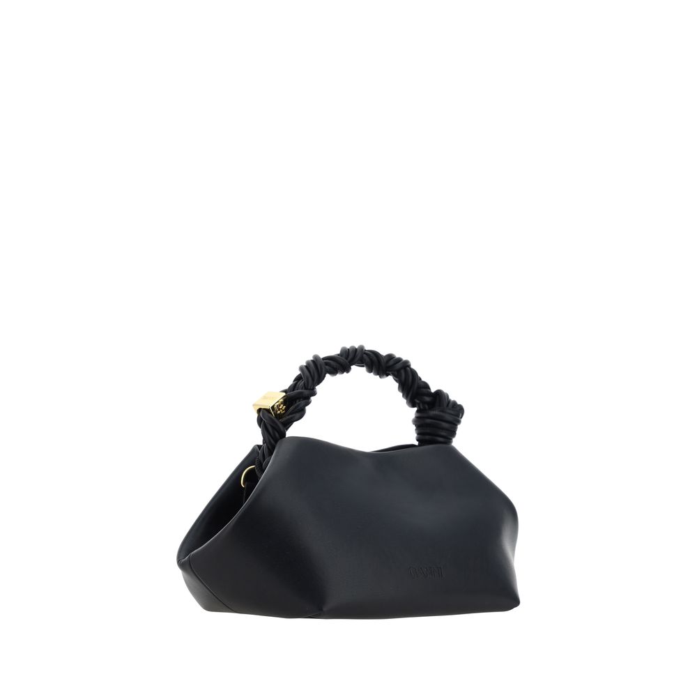 Ganni Black Recycled Leather Handbag
