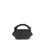 Ganni Black Recycled Polyester Bou Mini Handbag