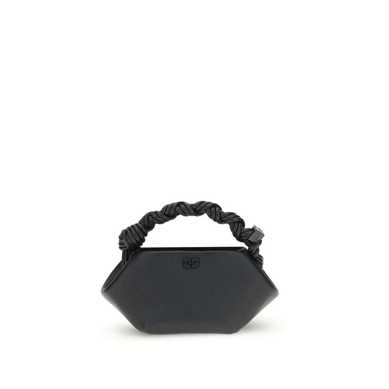Ganni Black Recycled Polyester Bou Mini Handbag