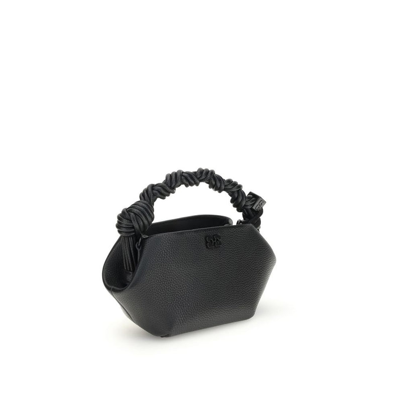 Ganni Black Recycled Polyester Bou Mini Handbag