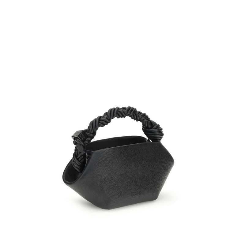 Ganni Black Recycled Polyester Bou Mini Handbag