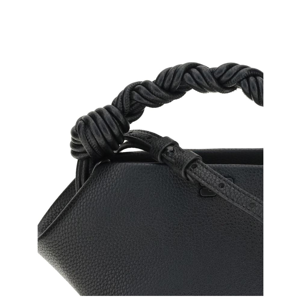 Ganni Black Recycled Polyester Bou Mini Handbag