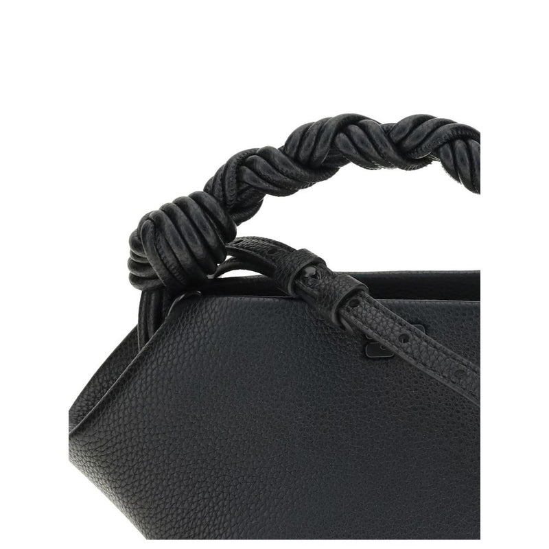 Ganni Black Recycled Polyester Bou Mini Handbag