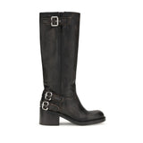 Chloé Black Calf Leather Bos Taurus Ankle Boots