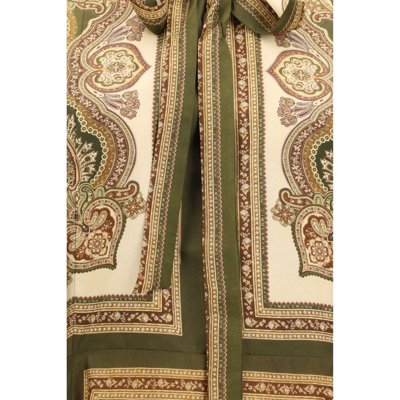 Zimmermann Mahon Multicolor Silk Casual Dress