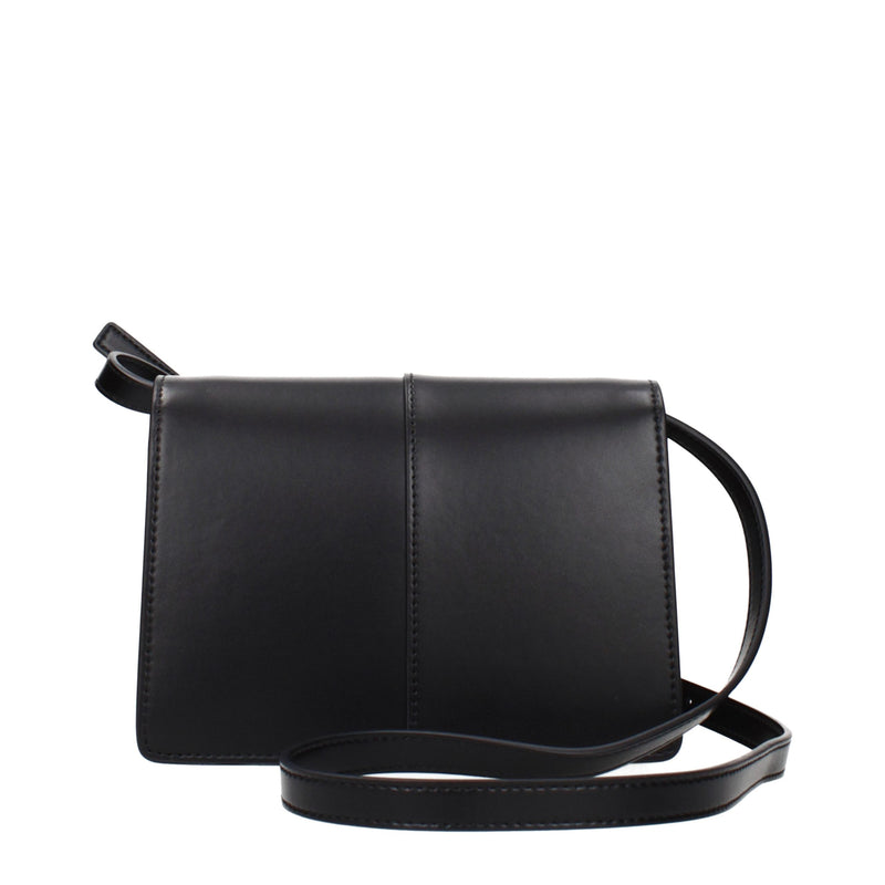 Sac bandoulière en polyéthylène noir Karl Lagerfeld