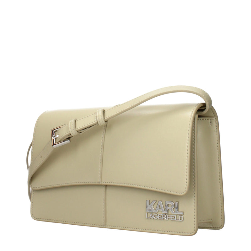 Karl Lagerfeld Green Polyethylene Crossbody Bag - Stylish & Functional