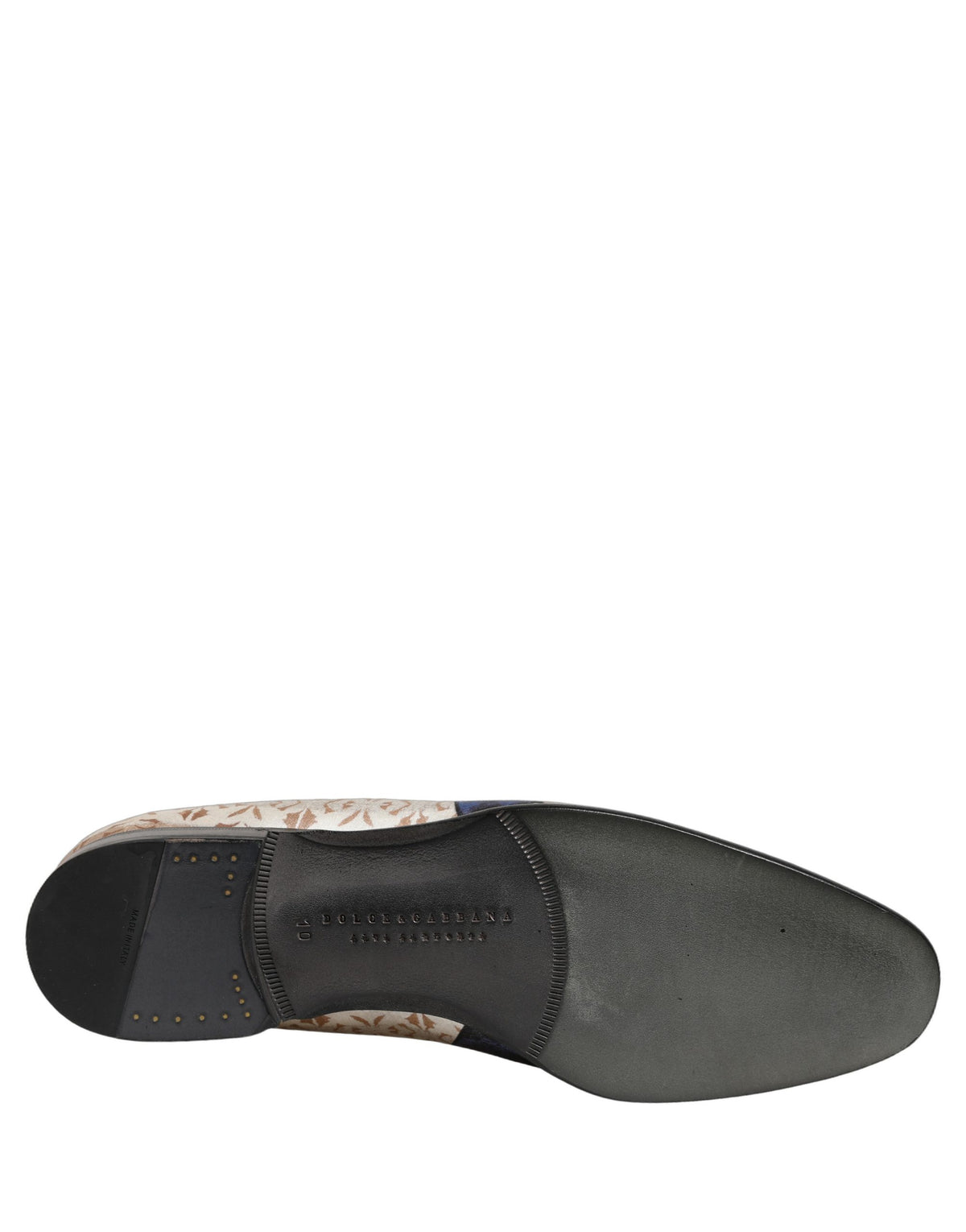 Dolce & Gabbana Multicolor Fruit Print Velvet Loafers