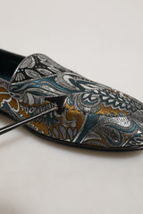 Dolce & Gabbana Multicolor Paisley Brocade Men Loafers Shoes