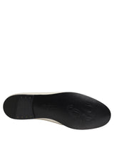 Dolce & Gabbana White Satin Logo Slip-On Loafers for Men