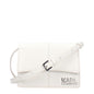 Karl Lagerfeld White Polyethylene Crossbody Bag