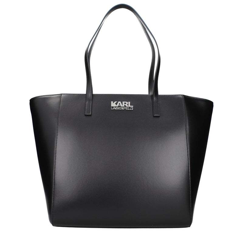 Karl Lagerfeld Black Polyethylene Shoulder Bag