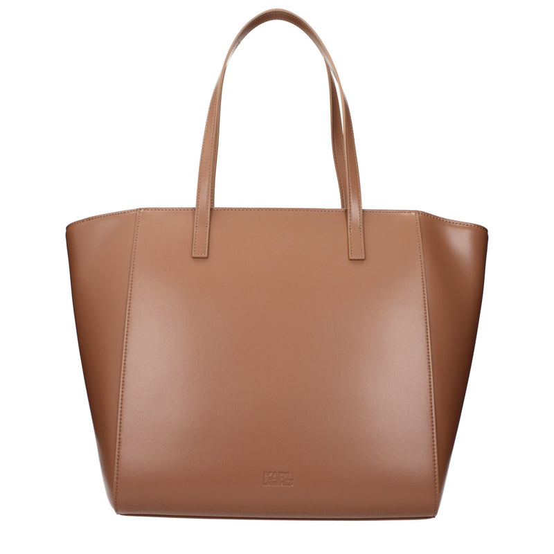 Sac à épaule en polyéthylène marron Karl Lagerfeld