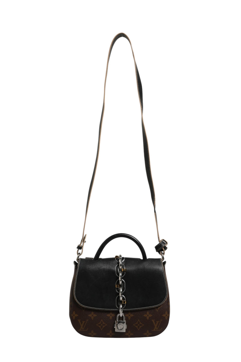Louis Vuitton Calfskin Monogram Chain It Bag PM Black