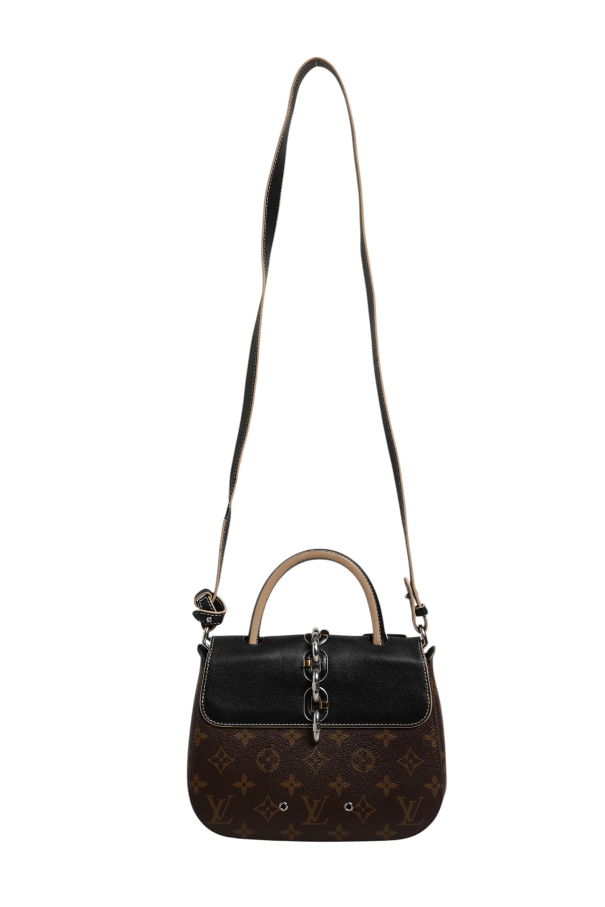 Louis Vuitton Calfskin Monogram Chain It Bag PM Noir