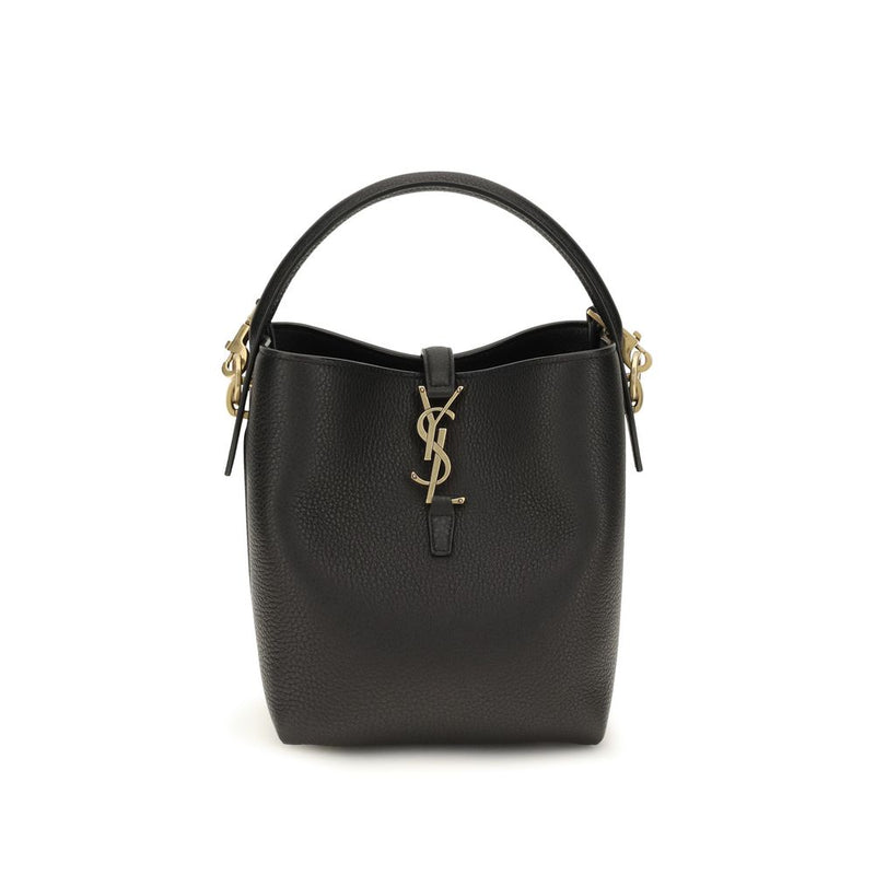 Saint Laurent Black Calf Leather Bos Taurus Shoulder Bag