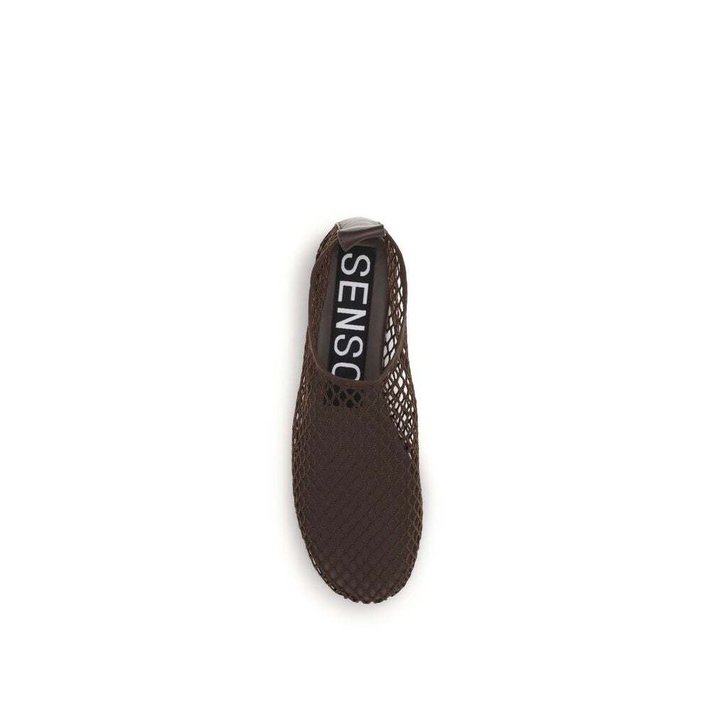 Senso Brown Rubber Ballet Flats for Women