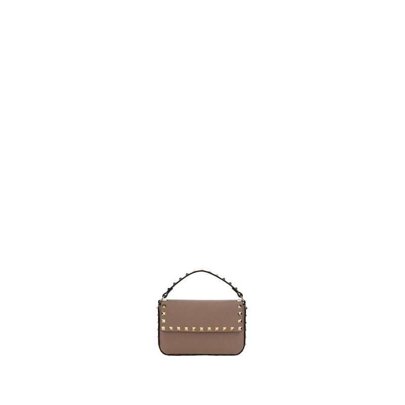 Valentino Garavani Pink Calf Leather Bos Taurus Shoulder Bag