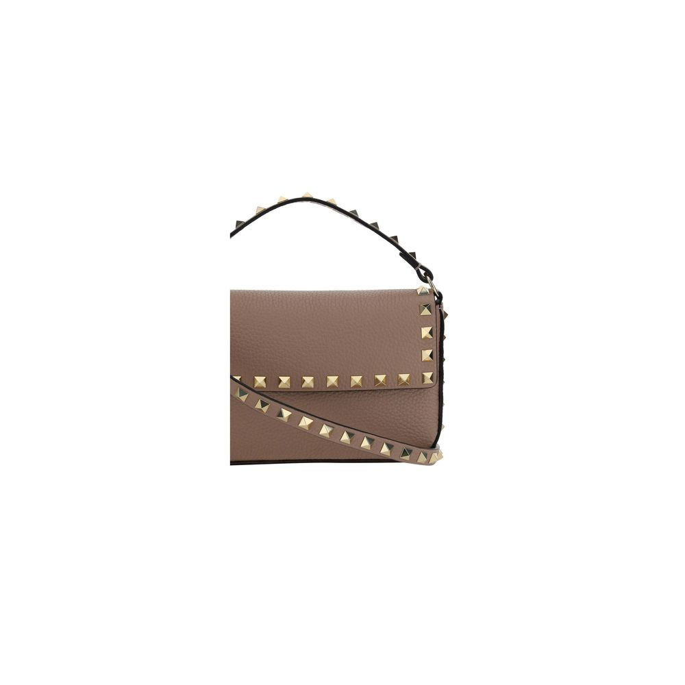 Valentino Garavani Pink Calf Leather Bos Taurus Shoulder Bag