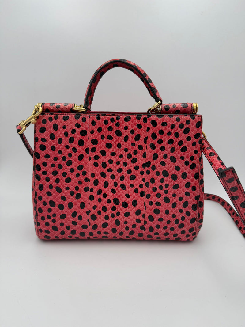 Dolce & Gabbana DOLCE & GABBANA SICILY en Sac en Cuir Reptile