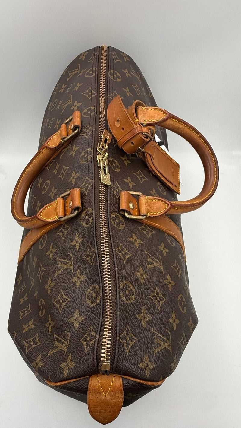 Louis Vuitton KEEPALL 45 Monogram Handbag - Iconic Luxury