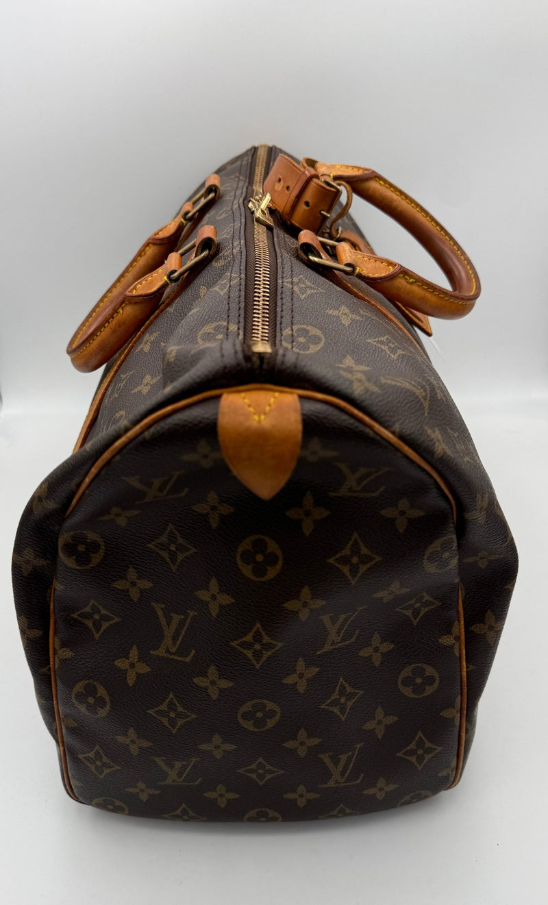 Louis Vuitton KEEPALL 45 Monogram Handbag - Iconic Luxury