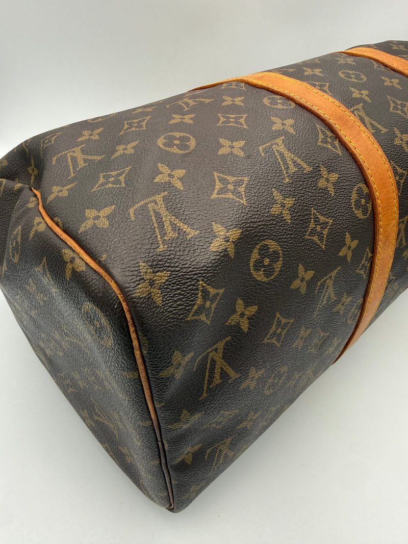 Louis Vuitton KEEPALL 45 Monogram Handbag - Iconic Luxury