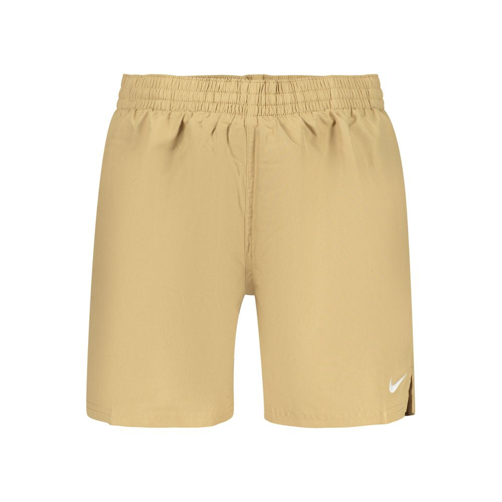 Nike Beige Polyester Men Boxer - Stylish Swimwear