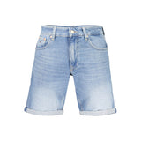 Tommy Hilfiger Azzurro Cotton Men's Shorts - Light Blue