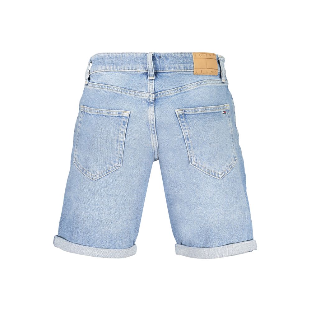 Tommy Hilfiger Azzurro Cotton Men's Shorts - Light Blue