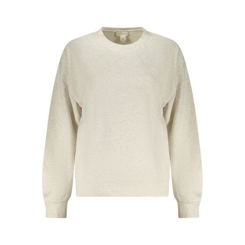 Calvin Klein Gray Cotton Women's Sweatshirt - Stylish & Comfortable