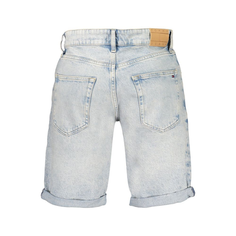 Tommy Hilfiger Azzurro Cotton Men's Shorts - Light Blue