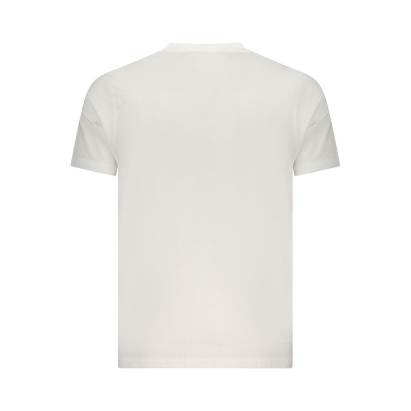 Coveri Moving White Cotton Men's T-Shirt - Stylish & Comfortable