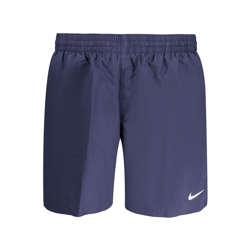 Nike Blue Polyester Men's Swim Boxers - Stylish Swimwear