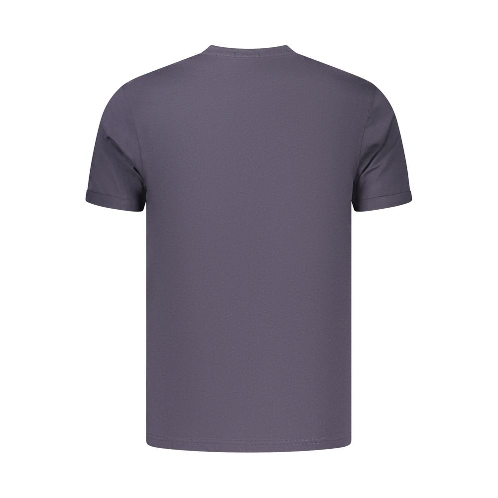 Coveri Moving Blue Cotton Men's T-Shirt - Stylish & Comfortable