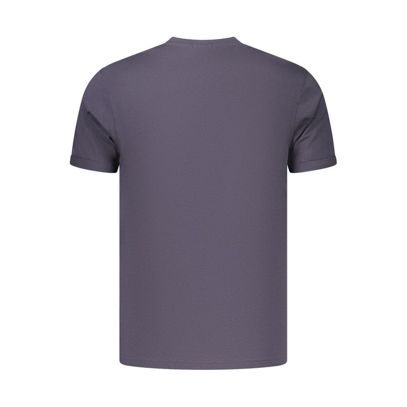 Coveri Moving Blue Cotton Men's T-Shirt - Stylish & Comfortable