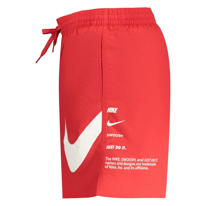 Nike Rosso Poliestere Uomo Swim Boxer - Shorts de Bain Rouge