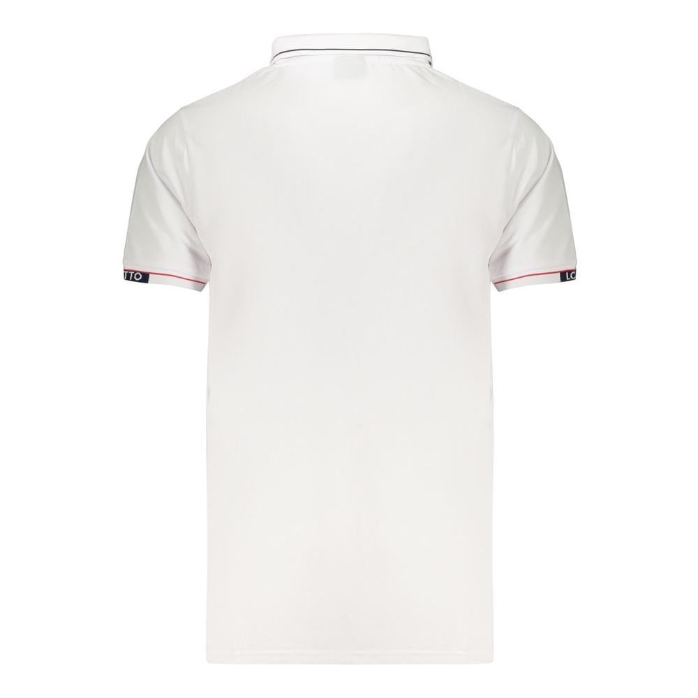 Lotto Polo Shirt Blanc en Polyester pour Homme