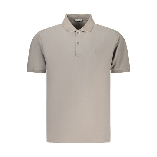 Coveri Moving Gray Cotton Men's Polo Shirt - Stylish & Comfortable
