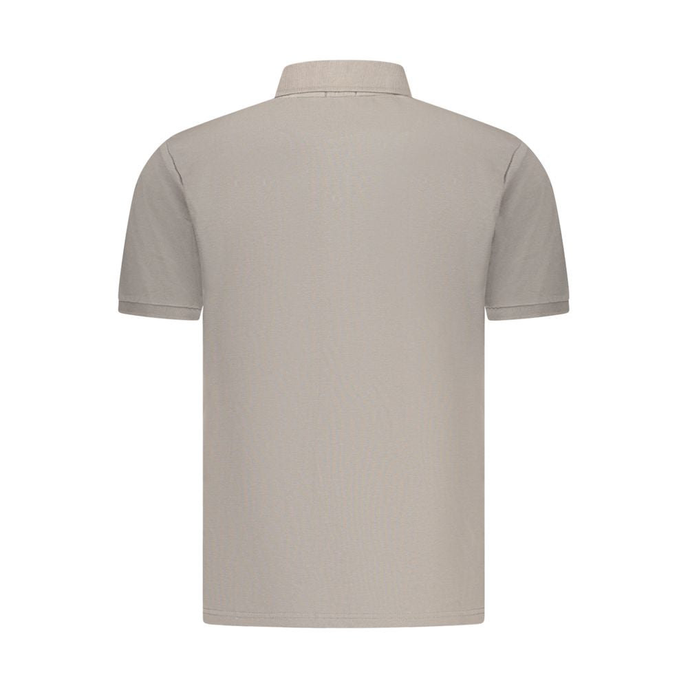 Coveri Moving Gray Cotton Men's Polo Shirt - Stylish & Comfortable