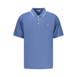 Coveri Moving Blue Cotton Men's Polo Shirt